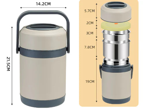 Boîte à lunch chauffante électrique USB 2 L
