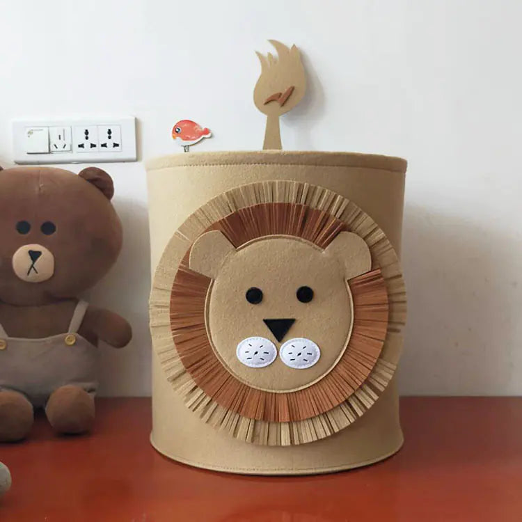 Panier de rangement en coton Kawaii pour enfants