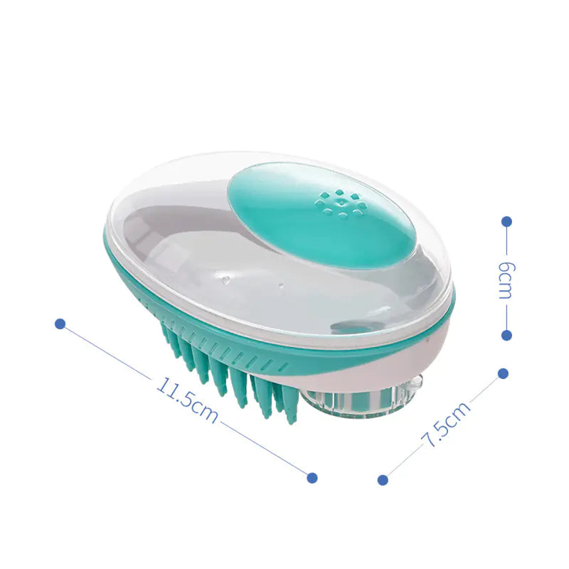 Brosse de bain et peigne de toilettage 2 en 1 pour chiens et chats