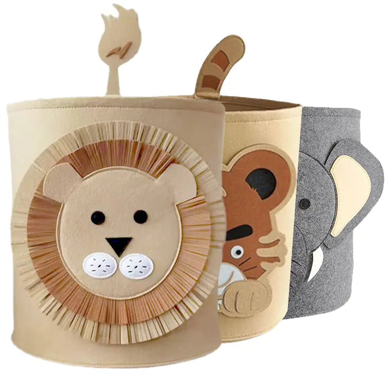 Panier de rangement en coton Kawaii pour enfants