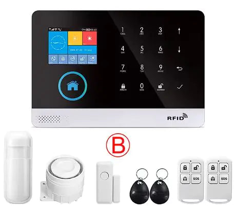 Alarme de sécurité domestique sans fil avec WiFi et GSM