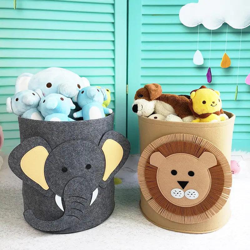 Panier de rangement en coton Kawaii pour enfants