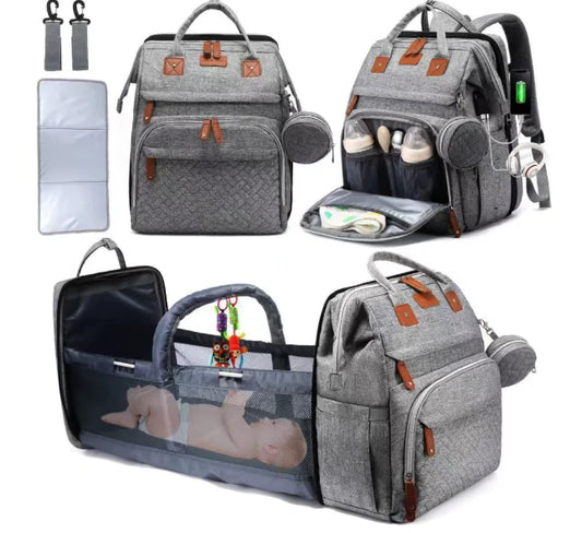 Sac à dos grande capacité pour maman et bébé (une pièce)