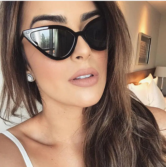 Lunettes de soleil œil de chat, nuances tendance