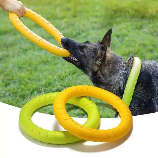 Jouet flottant interactif pour chien - Anneau d'entraînement extracteur