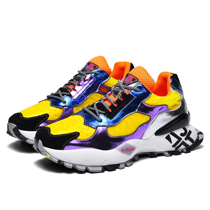 Baskets tendance et colorées pour hommes, nouvelle collection automne