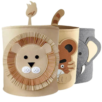 Panier de rangement en coton Kawaii pour enfants