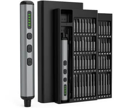 Ensemble de mini-tournevis électriques rechargeables 68 en 1