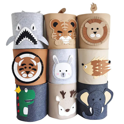 Panier de rangement en coton Kawaii pour enfants