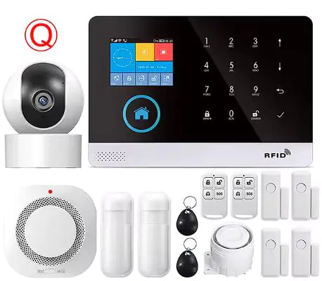 Alarme de sécurité domestique sans fil avec WiFi et GSM