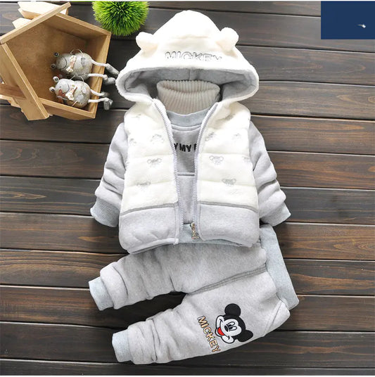 Ensemble de vêtements automne-hiver pour bébé, garçons et filles