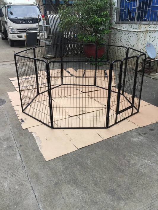 Clôture métallique pour chiens de grande et moyenne taille (sur mesure)